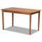 Baxton Studio Sanford Mid-Century Modern Grey Fabric and Walnut Brown Finished Wood 3-Piece Dining Nook Set 184-11340-9305-Zoro - alternate 9